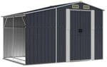 vidaXL Gartenhaus anthrazit B/H/T: ca. 277x179x192,5 cm