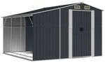 vidaXL Gartenhaus anthrazit B/H/T: ca. 277x179x179 cm