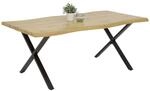 Esstisch Gerda Eiche Wildeiche Nachbildung B/H/T: ca. 140x76x90 cm