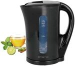 Emerio Wasserkocher WK-123483 schwarz Kunststoff H/D: ca. 21,6x17 cm ca. 1,7 l