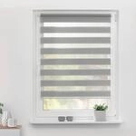 LICHTBLICK Doppelrollo Duo grau B/L: ca. 90x150 cm