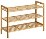 Zeller Schuhregal natur Bambus B/H/L: ca. 26x50x70 cm