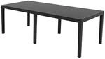 ProGarden Gartentisch Indo anthrazit Kunststoff B/H/L: ca. 220x90x72 cm