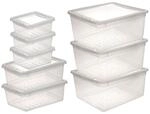keeeper Box-Basixxset transparent B/H/L: ca. 33,5x25x39 cm