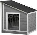 PawHut Hunde-Zubeh&ouml;r wei&szlig; Holz B/H/L: ca. 58x71x77 cm