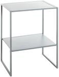 Beistelltisch grau B/H/T: ca. 45x60x35 cm