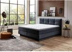 Boxspringbett Portage blau Liegefl&auml;che B/L: ca. 160x200 cm