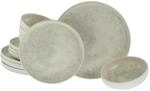CreaTable Teller-Set Uno Athena creme Steinzeug