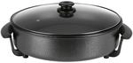 GOURMETmaxx Elektrische Party-Pfanne schwarz Edelstahl B/H/L: ca. 45x17,5x41 cm