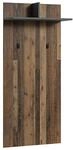 Wandpaneel BEN Eiche Old Wood Nachbildung anthrazit B/H/T: ca. 60x136x27 cm