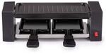 alpina Raclette schwarz Edelstahl B/H/L: ca. 30x10x10 cm