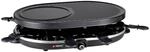 alpina Raclette-Grill schwarz Metall B/H/L: ca. 47,5x12x32 cm