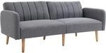 HOMCOM Schlafsofa 839-214GY grau B/H/T: ca. 173x73x75 cm