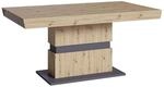 Tisch MATTHEW Eiche Nachbildung anthrazit B/H/T: ca. 160x75x90 cm