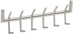 Garderobe Stahl poliert B/H/T: ca. 60x19x10 cm