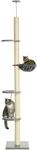 PawHut Kratzbaum grau Spanplatte B/H/L: ca. 40x40x250 cm