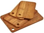 Kesper Schneidbrett natur Holz Bambus B/H/L: ca. 23x4x33 cm