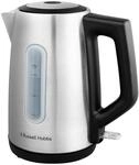 Russel Hobbs Wasserkocher 27380-70 silber schwarz Edelstahl B/H/L: ca....