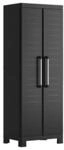 Keter Kunststoffschrank Detroit schwarz Kunststoff B/H/T: ca. 65x182x45 cm