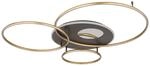 Deckenleuchte Invertina gold Alu Kunststoff Acryl B/H/L: ca. 105,3x13x126,4 cm 1