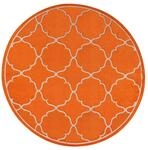 Sanat Outdoorteppich BERLIN orange B/L: ca. 200x200 cm