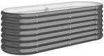Hochbeet anthrazit Stahl B/H/L: ca. 114x36x114 cm