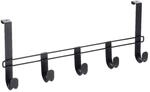 Metaltex T&uuml;rgarderobe schwarz Metall B: ca. 38 cm