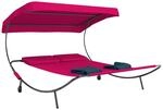 VCM Doppelliege Bindox rot Polyester-Mischgewebe B/H/T: ca. 130x137x200 cm