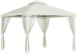 Outsunny Pavillon creme Polyester B/H/L: ca. 294x265x294 cm