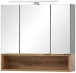 Spiegelschrank Smilla Eiche Landhaus Nachbildung Pistazie B/H/T: ca. 67x64,7x16...