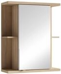 Spiegelschrank NEBRASKA Eiche Nachbildung B/H/T: ca. 60x70x25 cm