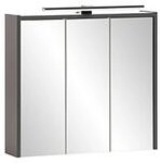 Spiegelschrank Palermo anthrazit B/H/T: ca. 65x62,7x16 cm