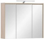 Spiegelschrank Flag Eiche hell Nachbildung B/H/T: ca. 74,5x64x16 cm