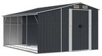 vidaXL Gartenhaus anthrazit