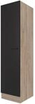 Unterschrank Capri schwarz matt B/H/T: ca. 50x200x57 cm
