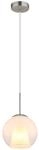 GLOBO Deckenleuchte BARRY 15749NH nickel Opal Metall H/D: ca. 120x20 cm E27 1