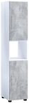 Hochschrank Flandu Beton Optik wei&szlig; B/H/T: ca. 31x160x32 cm