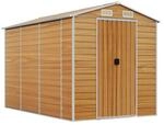 vidaXL Gartenhaus braun B/H/T: ca. 191x198x300 cm