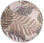 Sanat Outdoorteppich FLORAL creme B/L: ca. 120x120 cm