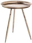 Beistelltisch bronze lackiert Optik Metall H/D: ca. 54x44 cm