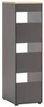 Hochschrank Solea anthrazit Eiche hell Nachbildung B/H/T: ca. 45,1x154,7x60 cm
