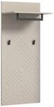 Garderobenpaneel NOTES sandbeige sandbeige matt B/H/T: ca. 60x140x35 cm