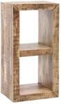 Standregal natur lackiert B/H/T: ca. 45x90x35 cm