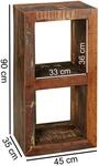 Standregal natur B/H/T: ca. 45x90x35 cm