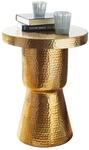 Beistelltisch gold Aluminium B/H/T: ca. 43x59x43 cm