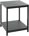Beistelltisch schwarz Metall B/H/T: ca. 40x50x40 cm