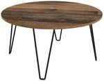 byLIVING Couchtisch FLAIR Eiche Old Wood schwarz Holzwerkstoff Metall