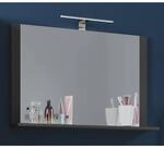 Wandspiegel Lendas anthrazit Holzwerkstoff B/H/T: ca. 80x65x17 cm