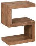 Beistelltisch natur Akazie B/H/T: ca. 44x60x30 cm