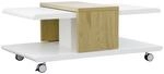 Inter Link Couchtisch Joliet wei&szlig; Eiche Wild B/H/T: ca. 110x45x66 cm